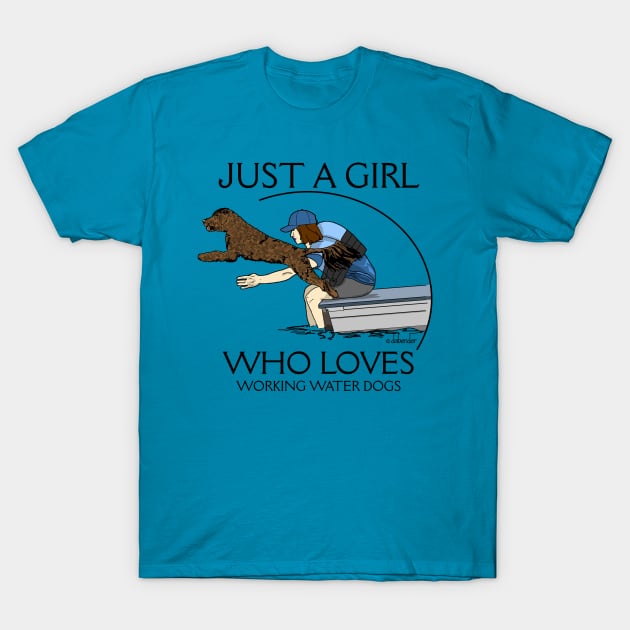 WATER WORKING BROWN RETRIEVER T-Shirt by avondalealley